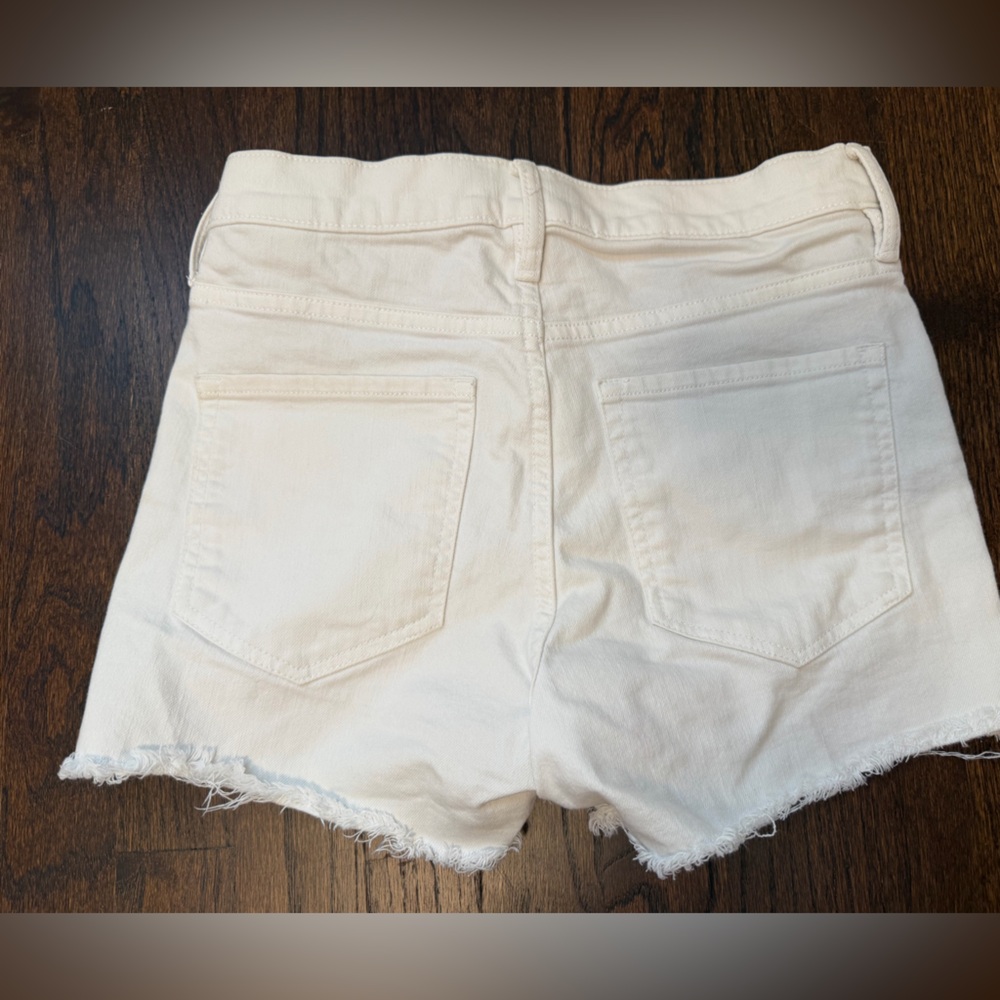 Banana Republic Cream Jean Shorts